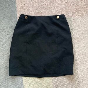 H&M Black Mini Skirt